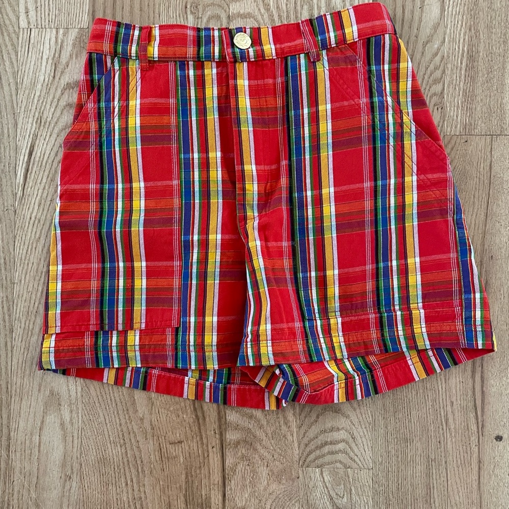 NWOT Big Bud Press gingham shorts size S